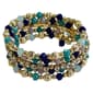 Ashley Cooper&#40;tm&#41; Multi Blue & Rhinestone Wrapped Bracelet - image 1