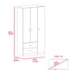 FM FURNITURE Eureka 3 Door Armoire - image 8