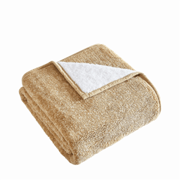Brooklyn Loom Heathered Sherpa Blanket