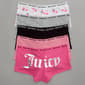 Juniors Juicy Couture 5pk. Boyshorts Panties JC7530-5PKLM - image 1