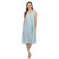 Womens White Mark Sleeveless Tiered Chambray Midi Dress - image 2