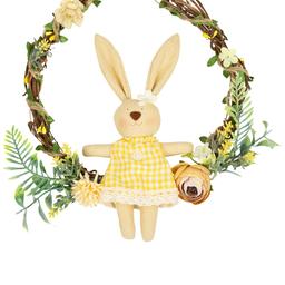 Northlight Seasonal Bunny with Flowers Artificial Easter Wreath
