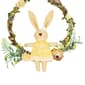 Northlight Seasonal Bunny with Flowers Artificial Easter Wreath - image 3