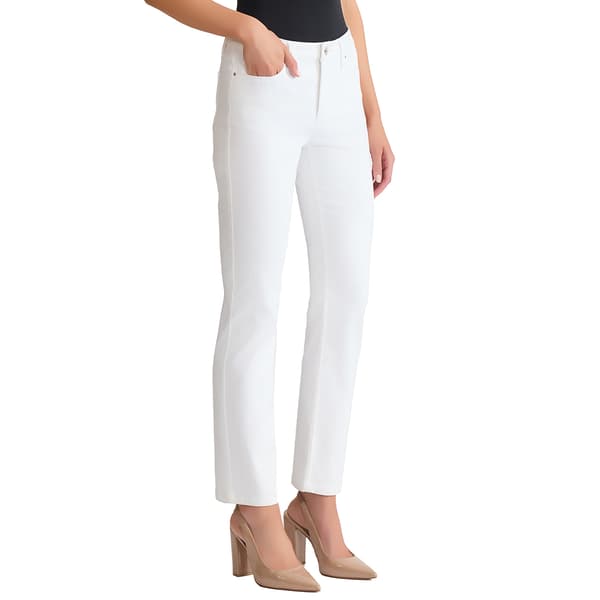Womens Jones New York Lexington Straight Leg Denim Jeans