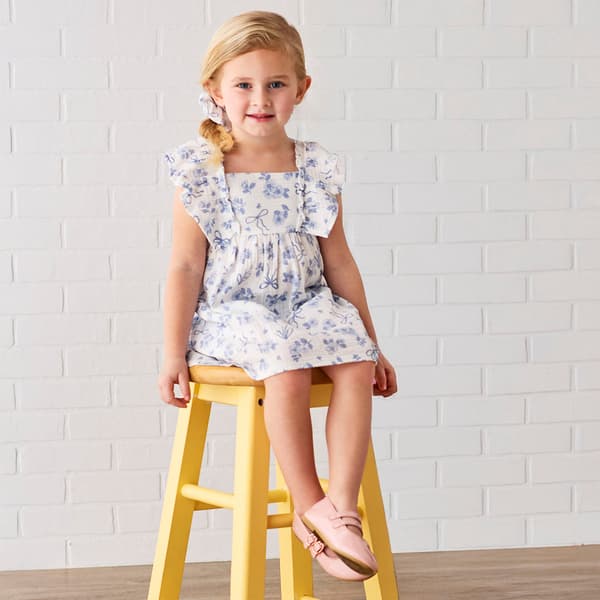 Toddler Girl Emily & Oliver® 2pc. Floral Bow Dress w/ Shorts