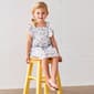 Toddler Girl Emily & Oliver® 2pc. Floral Bow Dress w/ Shorts - image 2