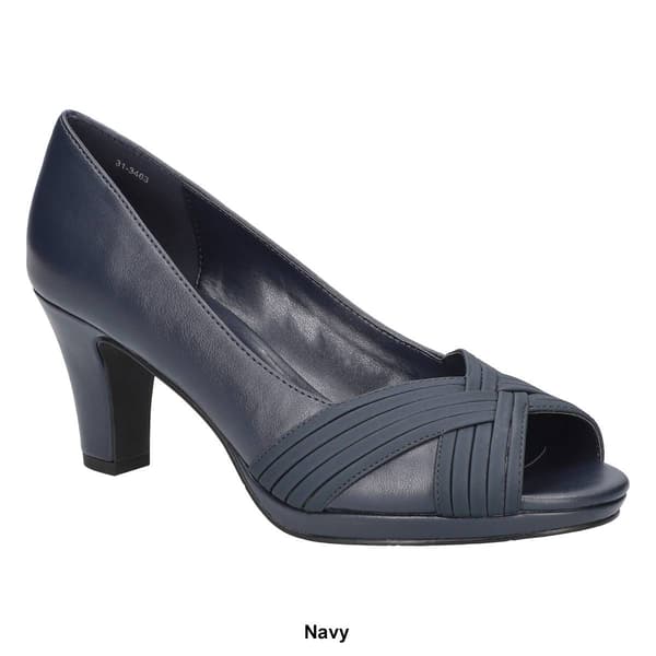 Womens Easy Street Lavish Peep Toe Pumps
