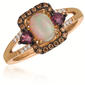 Le Vian(R) Rose Gold Rhodolite Garnet Opal Diamond Ring - image 1
