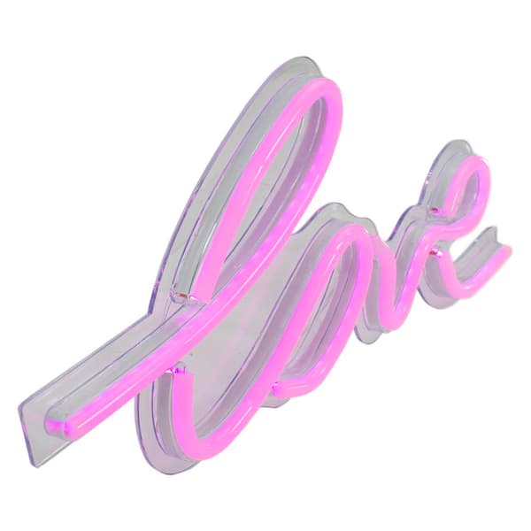 Northlight Seasonal LED Neon Love Valentine''s Day Wall Sign