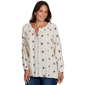 Petite Ruby Rd. English Countryside Button Front Floral Blouse - image 3