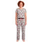 Plus Size Rene Rofe(R) Ghost Cats Bats & Pumpkins Pajama Set - image 1
