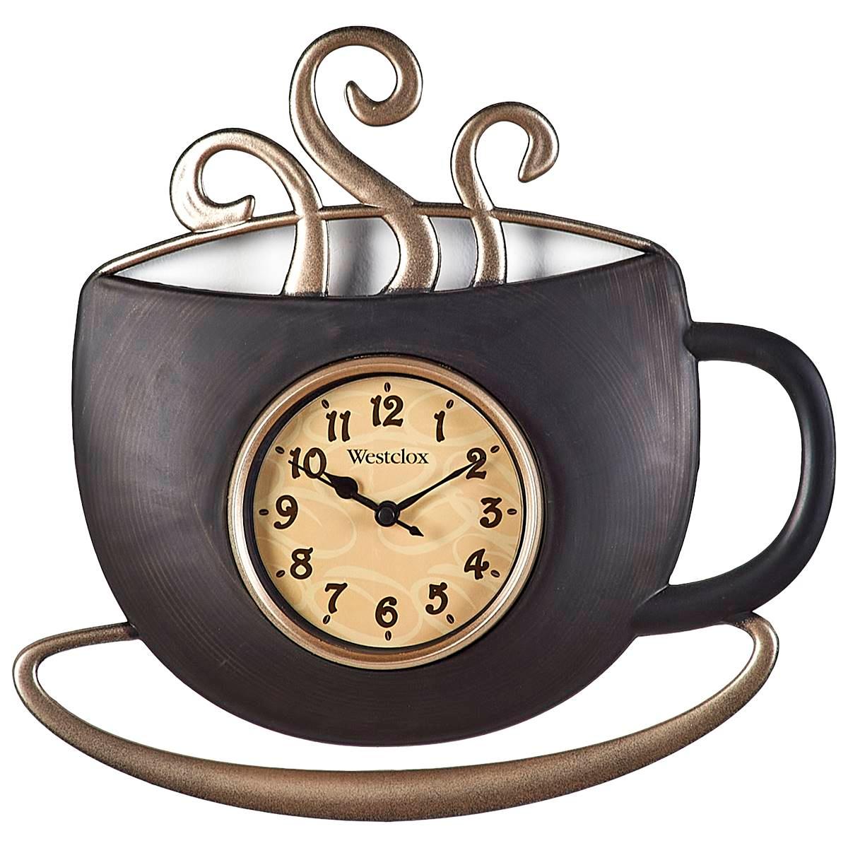 Westclox Coffee Cup Wall Clock