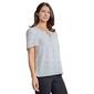 Womens Jones New York Short Sleeve Leaf Eyelet Blouse - image 4