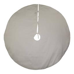 Kurt S. Adler 54in. Ivory with Pearl Beads Tree Skirt