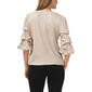 Plus Size MSK Lantern Sleeve V-Neck Blouse - image 2