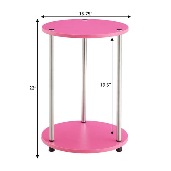 Convenience Concepts Designs2Go Round End Table