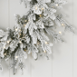 Seasonal LLC LED Dandan Pine 24in. Flocked Christmas Wreath - image 3