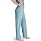 Womens DKNY Solid Button Front Straight Leg Dress Pants - image 3