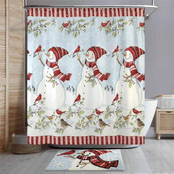 Avanti Holiday Cheer Shower Curtain
