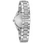 Womens Bulova White Dial Bracelet Watch - 96R228 - image 2