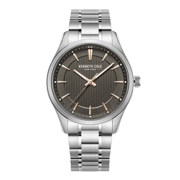 Mens Kenneth Cole&#40;R&#41; New York Silver/Grey Dial Watch - KCWGG2234503