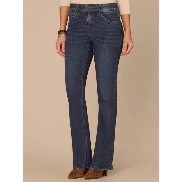 Womens Democracy “Ab”solution® Itty Bitty Boot with 3D Bow Jeans