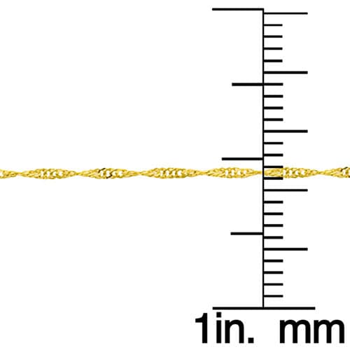 Gold Classics™10kt. Yellow Gold 1mm Necklace