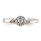 Pure Fire 14kt. White Gold Lab Grown Diamond Trio Cluster Ring - image 1