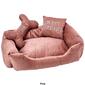 Comfortable Pet Velvet Square Pet Bed Set - image 3
