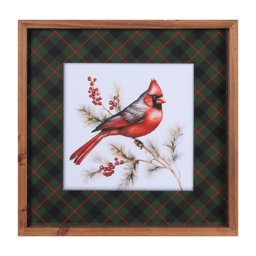Melrose 15.5in. Cardinal Print Framed Wall Art