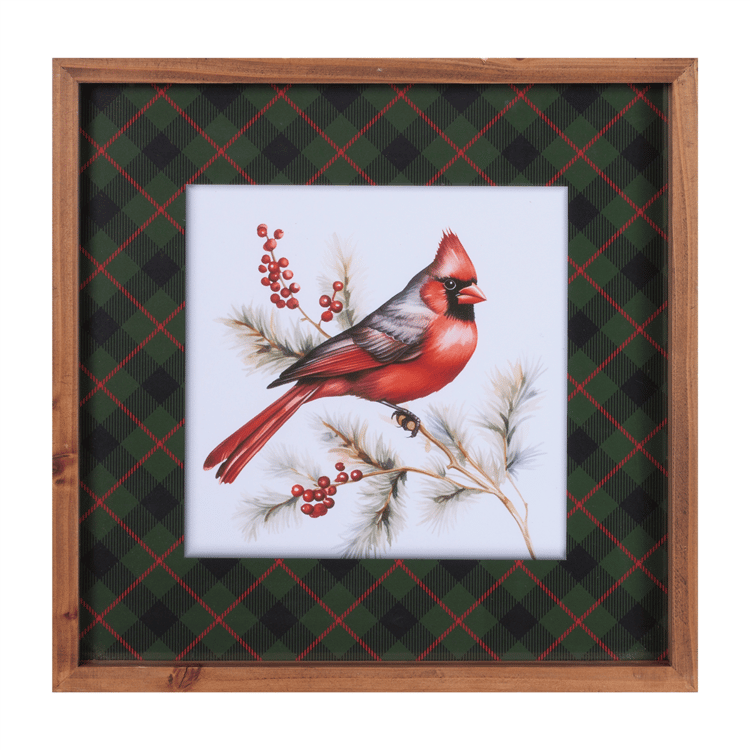 Melrose 15.5in. Cardinal Print Framed Wall Art