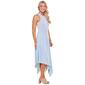 Juniors No Comment Tank Asymmetrical Waist Hanky Hem Midi Dress - image 4