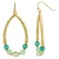 Ashley Cooper(tm) Aqua Multi Open Teardrop Earrings - image 1