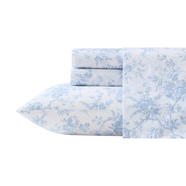 Laura Ashley(R) Walled Garden Percale Sheet Set - image 