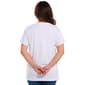 Plus Size Top Stitch By Morning Sun Short Sleeve Stud Stars Tee - image 2