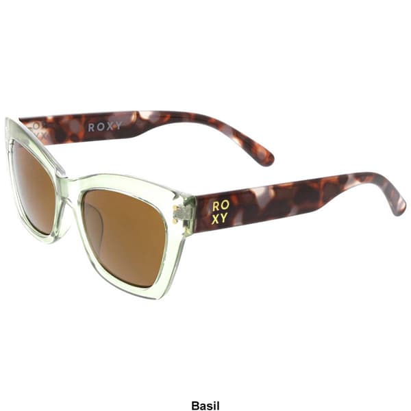 Womens Roxy Swept Rectangle w/Rivets Sunglasses