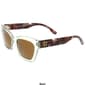 Womens Roxy Swept Rectangle w/Rivets Sunglasses - image 4