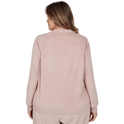 Plus Size Alfred Dunner Luxe Be A Lady Quarter Zip Sweater