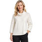 Womens Ali Miles 3/4 Sleeve Cowl Neck Sparkle Sweater - image 1