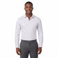 Mens Tom Baine Slim Fit Performance Diamond Dress Shirt - White - image 1