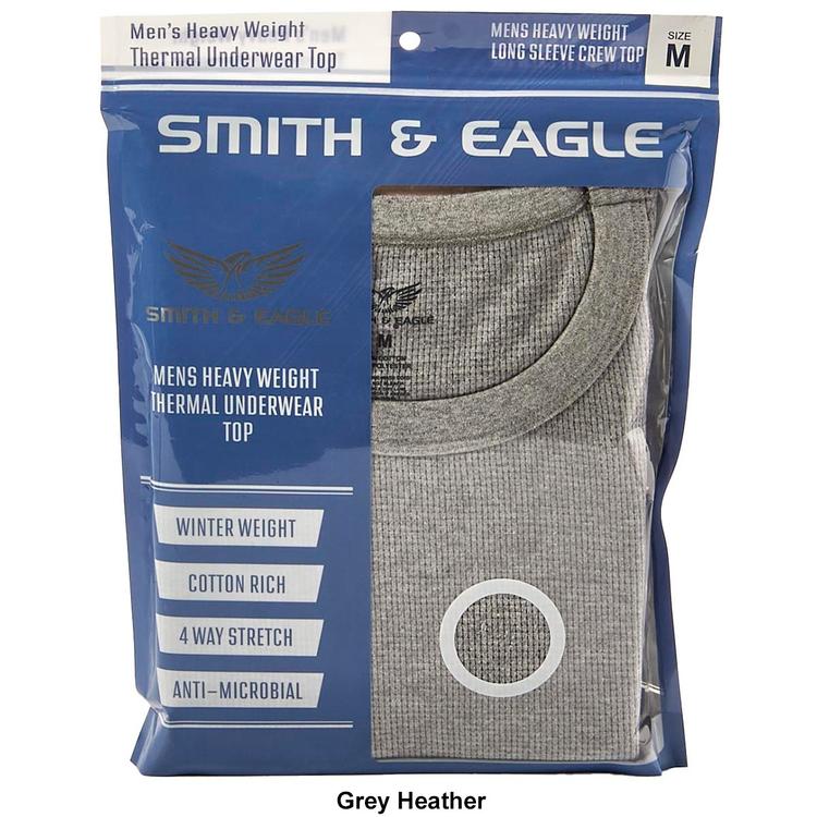 Mens Smith & Eagle Waffle Heavy Weight Thermal Underwear Shirt