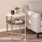 Southern Enterprises Ardmillian Faux Marble End Table - image 1
