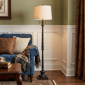 HomeRoots 63in. Rust Two Light Floor Lamp with Shade - image 2
