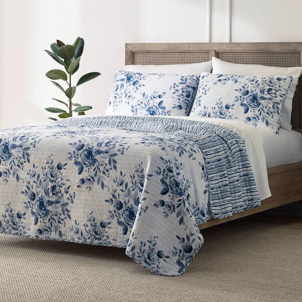 Blue Loom Dalia Reversible Quilt Set - image 