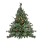 Northlight 3ft. Pre-Lit Country Mixed Pine Wall Christmas Tree - image 1