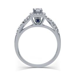 Loveblooms™ Sterling Silver 3/8ctw. Diamond Bridal Set