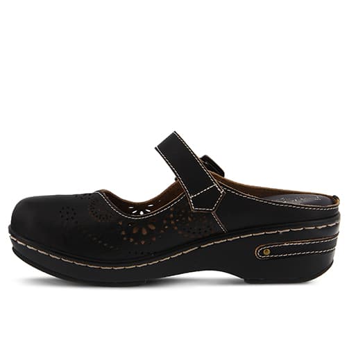 Womens L’Artiste by Spring Step Aneria Clogs-Black