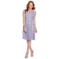 Womens Multiples Sleeveless Abstract Dot Shift Dress - image 1