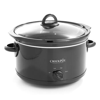 Crock-Pot SCV800-B - 8-Quart Oval Manual Slow Cooker - Black