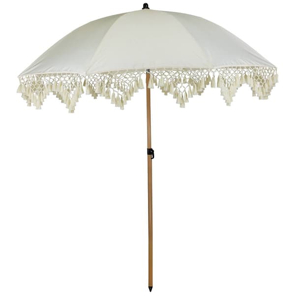 Northlight Seasonal 6.5ft. Tilting Outdoor Boho Market Umbrella - image 